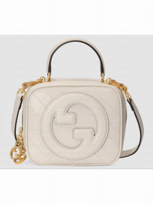 GUCCI BLONDIE TOP HANDLE BAG 744434 White
