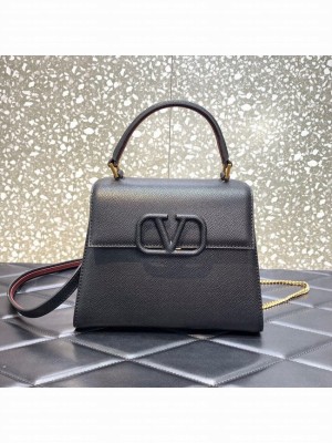VALENTINO VSLING small Grain calf leather Shoulder bag WB0F53 b;ack