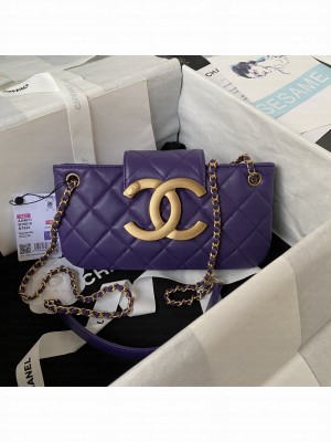 Chanel Baguette Bag AS4611 Purple