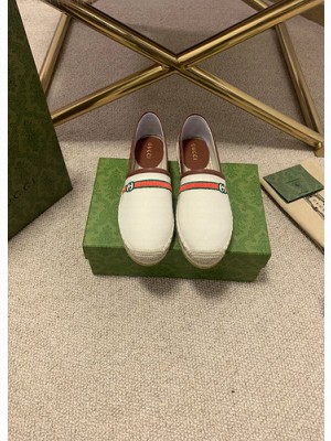 Gucci Women's jacquard espadrille White 2021 Collection 