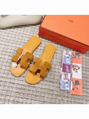 Hermes Oran Flat Slide Sandals 2023 Collection 097