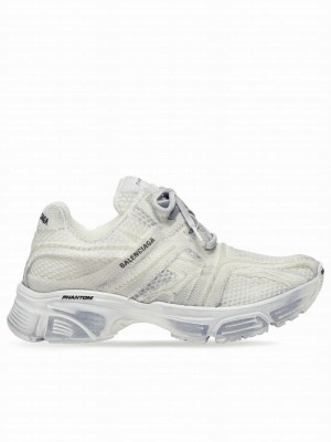 Balenciaga Unisex Phantom Sneaker Washed White