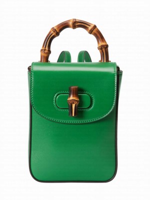 Gucci Bamboo Mini Handbag 702106 Green