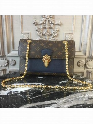 Louis Vuitton Victoire Shoulder 26cm Bag Monogram Canvas Spring/Summer 2018 Collection M44038, Bleu Marine