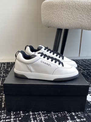 Chanel Canvas Sneaker G46082 White 01 2025 