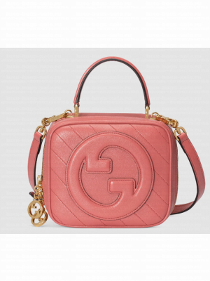 GUCCI BLONDIE TOP HANDLE BAG 744434 Pink