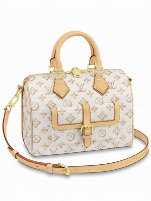 Louis Vuitton Speedy Bandouliere 25 M20919 White