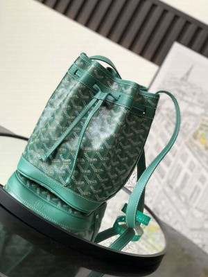 Goyard Petit Flot Bucket Bag Green