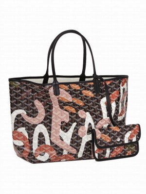 Goyard Saint Louis PM Bag Lettres Camouflage Pink