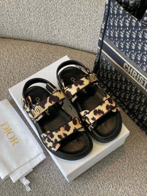 Dior DiorAct Calfskin Flat Strap Sandals 2023 01