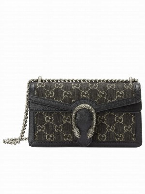 Gucci Dionysus Small GG Shoulder Bag 499623 Black
