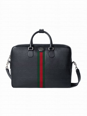 Gucci Ophidia Large Briefcase 834461 Black