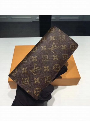 LOUIS VUITTON BRAZZA WALLET Monogram Canvas M66540