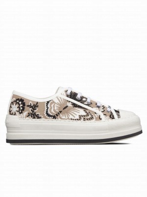 Christian Dior Women's Walk'n'Dior Platform Sneaker Cream