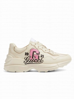 Gucci Unisex Rhyton Sneakers 817482 White