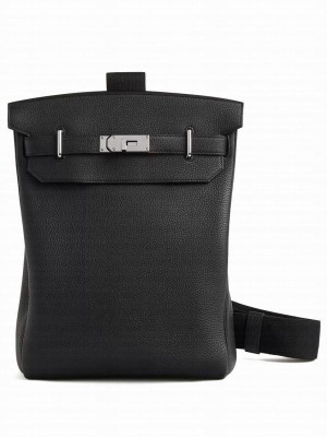 Hermes Hac a Dos PM Backpack H083589 Black