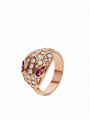 Bvlgari Ring Serpenti Red