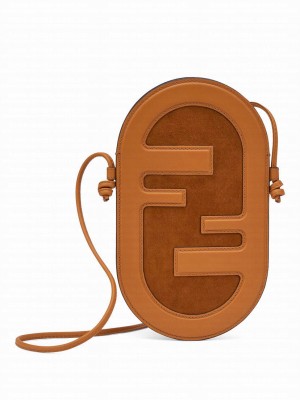 Fendi Phone Holder 7AS055 Coffee