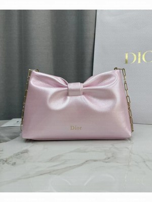 Christian Dior Mini Dior Bow Handbag Pink