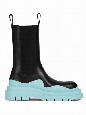 Bottega Veneta Unisex Tire Chelsea Boot Light Blue