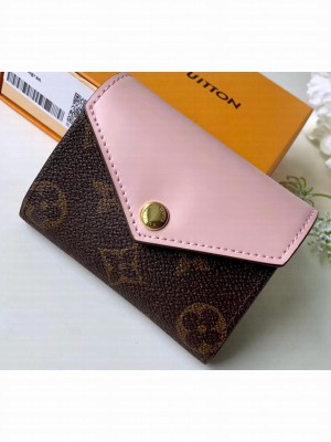Louis Vuitton Monogram Canvas Zoé Wallet M62933 Rose Ballerine 2019