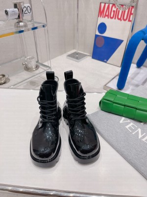 Bottega Veneta Stride Lace-up rubber Boots Black 2022 Collection