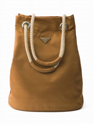 Prada Mariner Medium Re-Nylon tote Bag 2VG133 Coffee