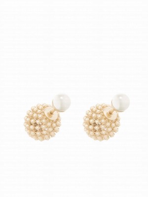Christian Dior Women's Dior Tribales Earrings Golden