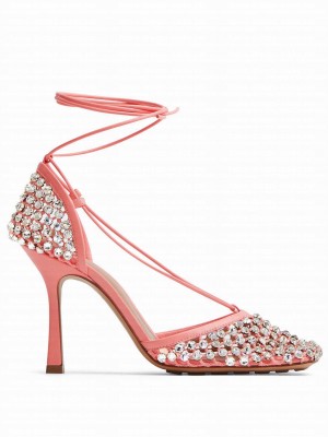 Bottega Veneta Women's Sparkle Stretch Pink