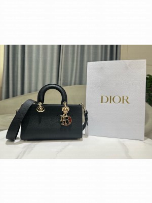 DIOR small Lady D-Sire My ABCDior Bag Bull Leather M11509T Black