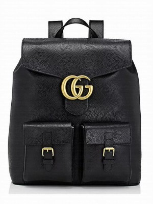 Gucci Marmont Backpack Leather 429007 Black