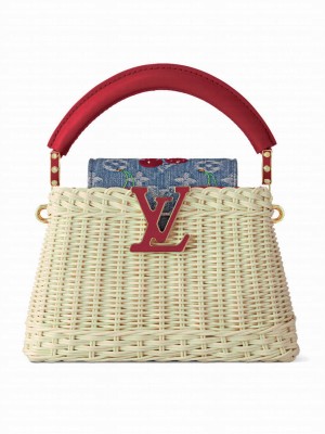 Louis Vuitton LV X TM Capucines Mini Red