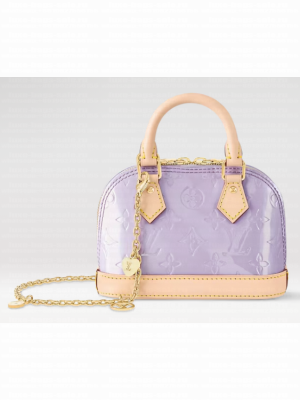 Louis Vuitton Nano Alma M82974 Glossy Lilac