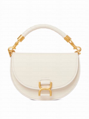Chloe Marcie Chain Flap Bag Cream