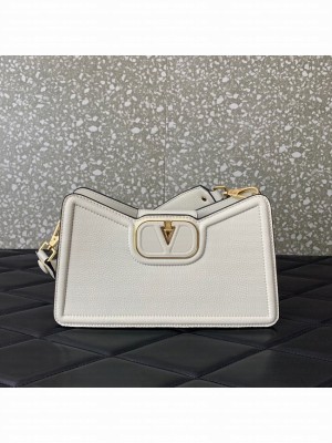 VALENTINO Mini VLOGO SIGNATURE calfskin bag 0119 white