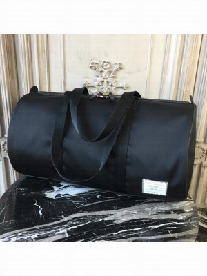 Thom Browne Unstructured Gym Bag Spring/Summer 2018 Collection, Black