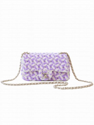 Chanel Flap Bag AS3965 Purple