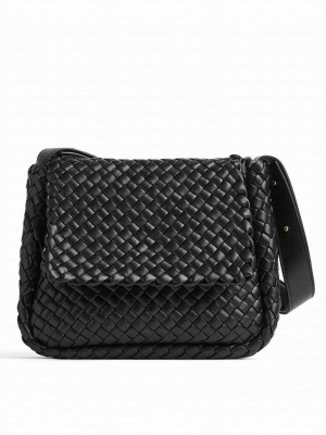 Bottega Veneta Cobble Shoulder Bag 709418 Black