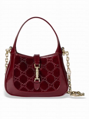 Gucci Jackie 1961 Crystals Mini Bag 675800 Mauve