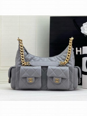 Chanel MAXI HOBO BAG AS5339 GRAY