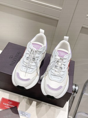 VALENTINO UNISEX CHUNKY V-LOGO SHEGOES SNEAKERS 2022 COLLECITON 09