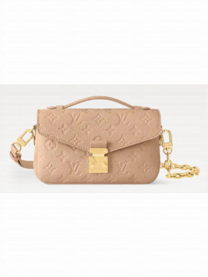 Louis Vuitton NEW Pochette Metis East West M14322 Sand