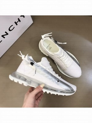 GIVENCHY SPECTRE LOW RUNNERS SNEAKERS IN PERFORATED LEATHER WITH ZIP 021