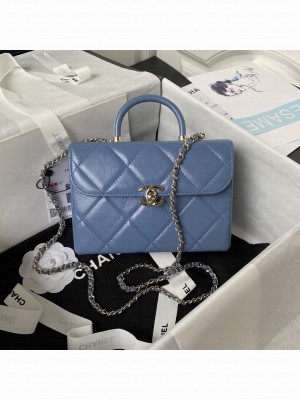 Chanel AS4470 Small box bags blue