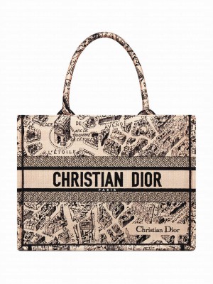 Christian Dior Medium Dior Book Tote Apricot