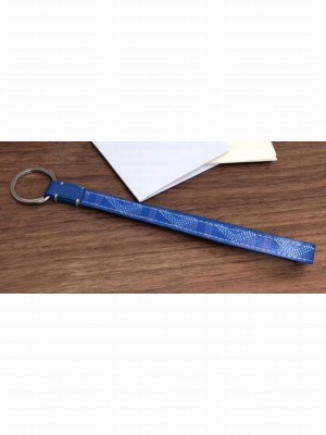 Goyard Sesame Key Holder Blue