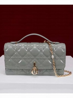 Christian Dior My Dior Top Handle bag Gray