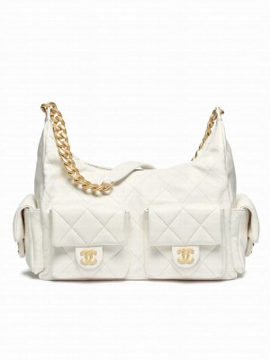 Chanel Maxi Hobo Bag AS5302 Cream