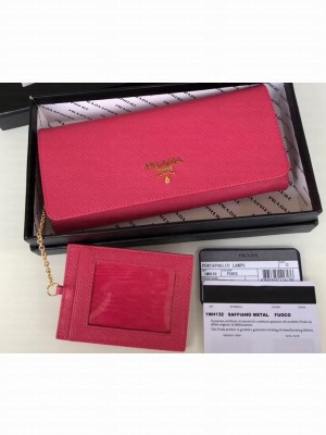 Prada Leather Flap Wallet 1MH132 06