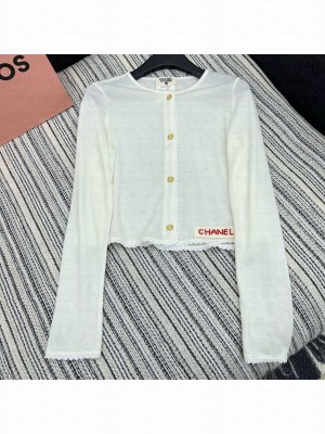 Chanel Cashmere Cardigan CH031126 White 2025